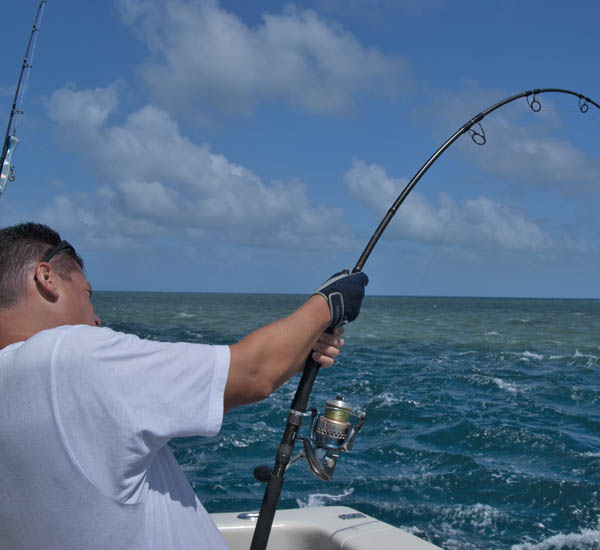 Giant Trevally im Drill